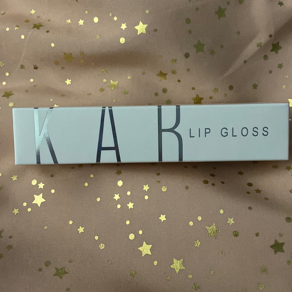 KAB lip gloss.